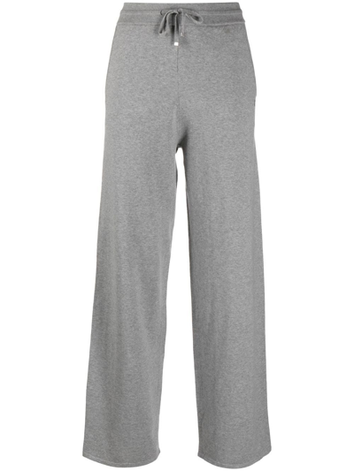 Shop Hugo Straight-leg Track Pants In Grey