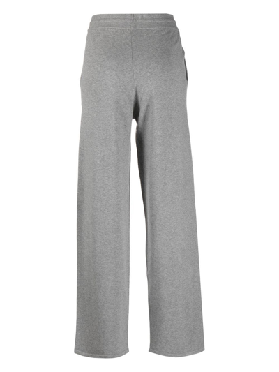 Shop Hugo Straight-leg Track Pants In Grey