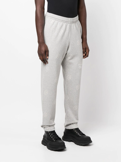 Martine Rose All-over Logo-print Track Pants In Grey