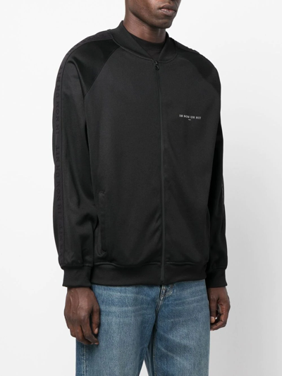 Ih Nom Uh Nit Illustrative-print Bomber Jacket In Black