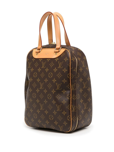 Pre-owned Louis Vuitton 2001  Excursion Top-handle Bag In Brown