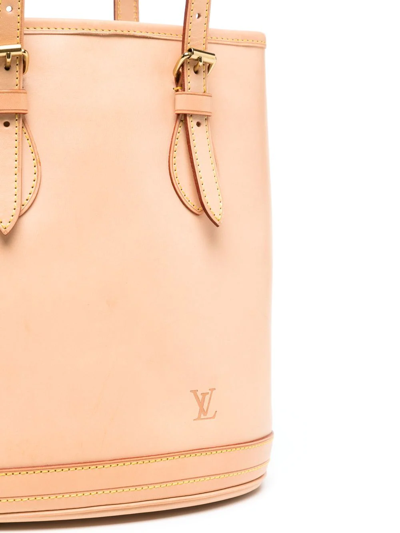 Pre-owned Louis Vuitton 2002  Bucket Pm Bag In Neutrals