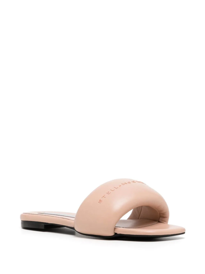 Shop Stella Mccartney Open-toe Flat Sandals In Pink