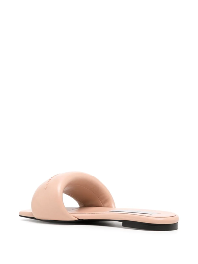 Shop Stella Mccartney Open-toe Flat Sandals In Pink