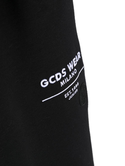 Shop Gcds Teen Logo-print Track Pants In Black