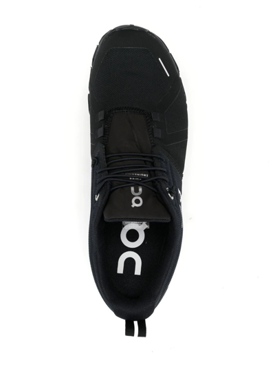 Shop On Running Cloud 5 Waterproof Sneakers In Black