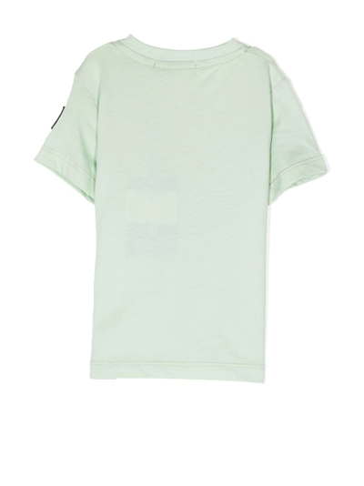 Shop Aigner Logo-print Cotton T-shirt In Green