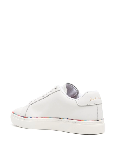 Shop Paul Smith Lace-up Low-top Sneakers In White