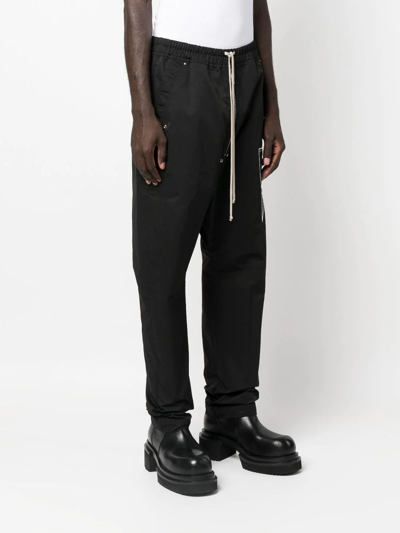 Rick Owens Drkshdw Drop-crotch Trousers In Black