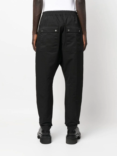Rick Owens Drkshdw Drop-crotch Trousers In Black