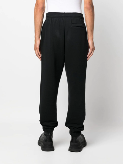 Martine Rose Logo Print Slim-leg Track Pants In Black