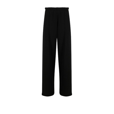 Shop Les Tien Puddle Wide Leg Cotton Track Pants - Men's - Cotton In Black