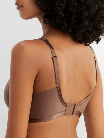 Shop B.tempt'd By Wacoal Nearly Nothing Seamless Plunge Bra In Peppercorn