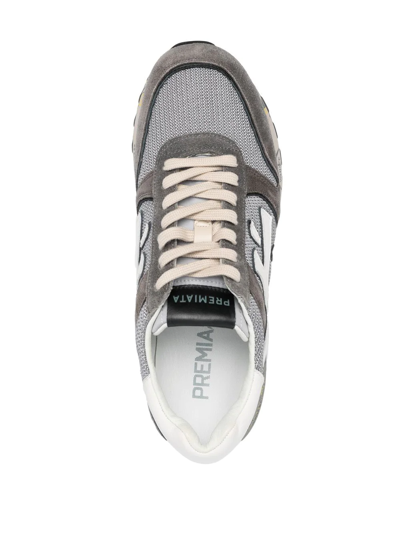 Shop Premiata Mick Low-top Sneakers In Grey