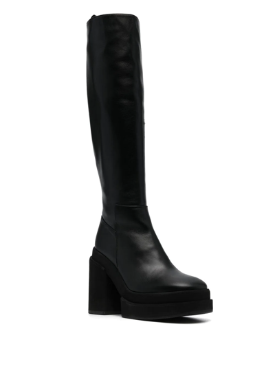 Shop Paloma Barceló High-heel Knee-length Boots In Schwarz