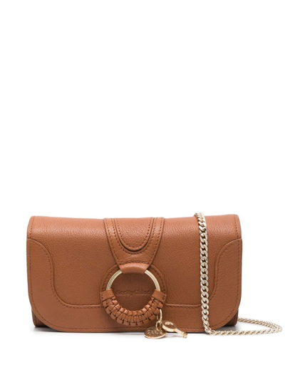 Shop See By Chloé Hana Chain-strap Shoulder Bag In Braun