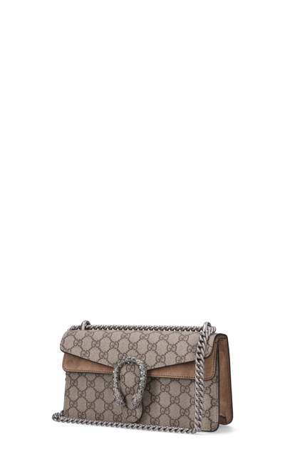 Shop Gucci Small 'dionysus' Shoulder Bag In Neutrals
