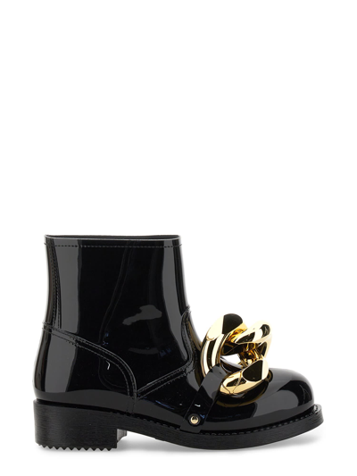 Jw Anderson Patent Leather Ankle Boot "chain" In Black | ModeSens