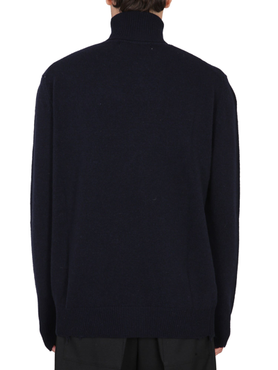 Shop Department Five Turtleneck Shirt In Blu