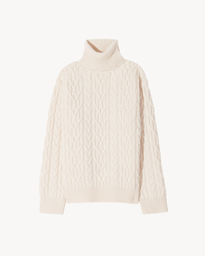 Shop Nili Lotan Gio Sweater In Ivory