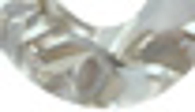 Olivia Welles Tabby Multi-color 76mm Hoop Earrings In Gold-grey