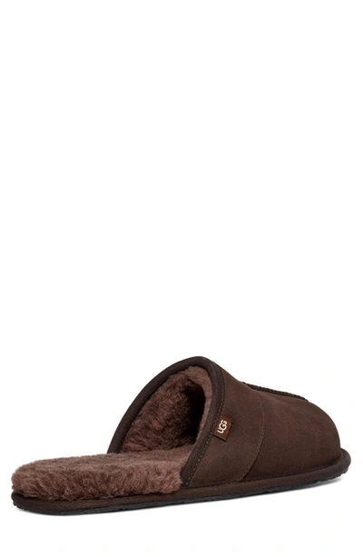 Shop Ugg Leisure Faux Fur Slide Slipper In Stout