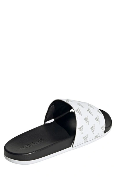 Shop Adidas Originals Adilette Comfort Sport Slide In Ftwr White/grey Two