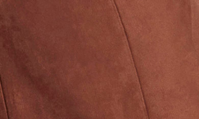 Nydj Pull-on Ankle Slim Bootcut Faux Suede Pants In Coffee Bean