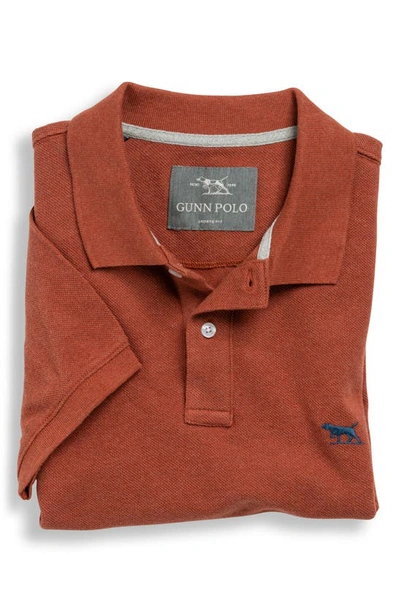 Rodd & Gunn The Gunn Slim Fit Polo Shirt In Terracotta