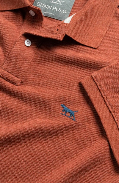 Rodd & Gunn The Gunn Slim Fit Polo Shirt In Terracotta