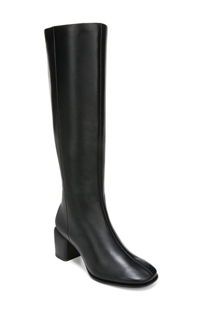Shop Vince Maggie Tall Boot In Black Leather