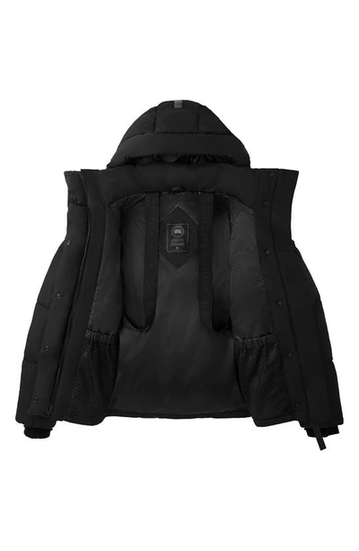 Shop Canada Goose Junction Wind & Water Resistant 750 Fill Power Down Parka In Black