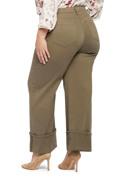 Nydj Teresa Wide Leg Jean In Ripe Olive