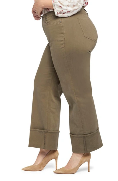 Nydj Teresa Wide Leg Jean In Ripe Olive