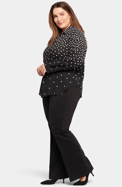 Nydj Becky Percy Dot Button-up Shirt In Percy Dot