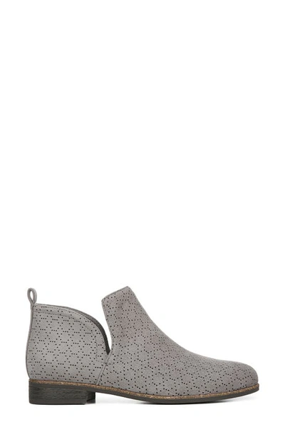 Dr. Scholl's Rate Perforated Bootie In Dark Shadow Perforated Fabric