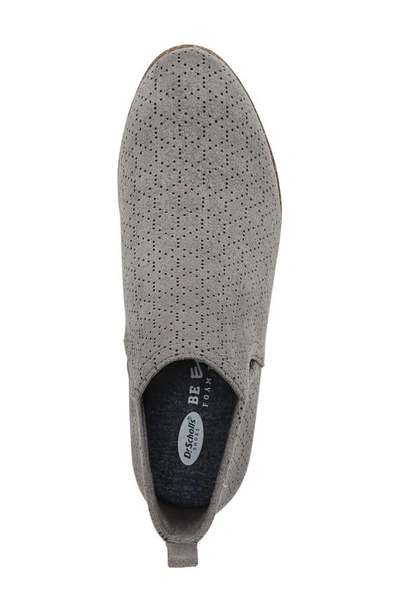 Dr. Scholl's Rate Perforated Bootie In Dark Shadow Perforated Fabric