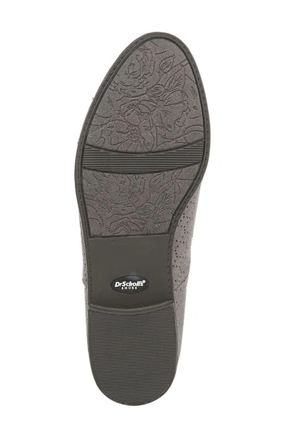 Shop Dr. Scholl's Rate Perforated Bootie In Dark Shadow Perforated Fabric