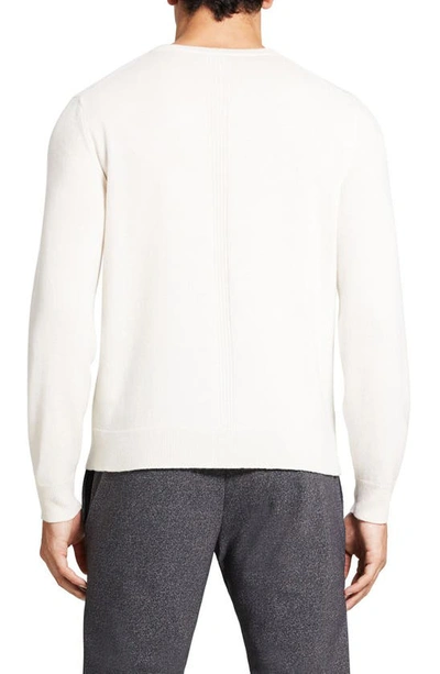 Shop Theory Hilles Cashmere Sweater In Stone White - 024