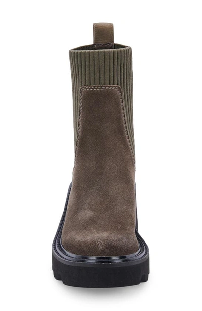 Dolce Vita Hoven H20 Waterproof Bootie In Olive Leather H2o