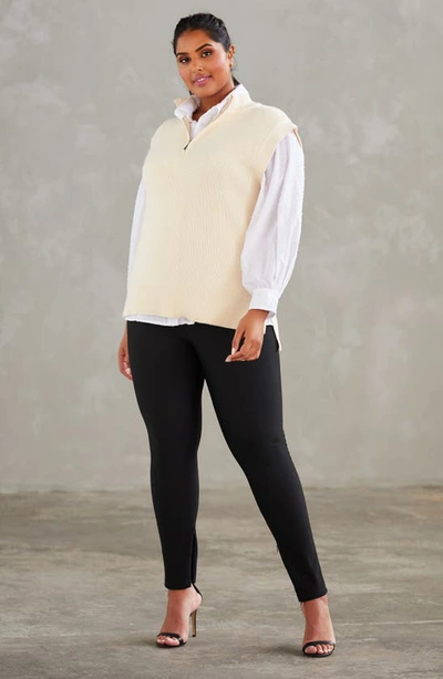 Shop Estelle Aldo Sweater Vest In Cream