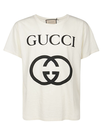 Shop Gucci T-shirts And Polos White