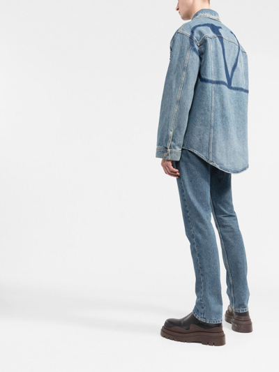 Shop Valentino Shirts Denim