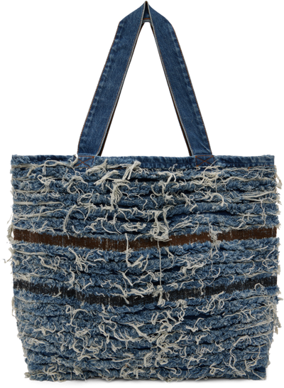Shop Alyx Blue Blackmeans Tote In Mid Blue