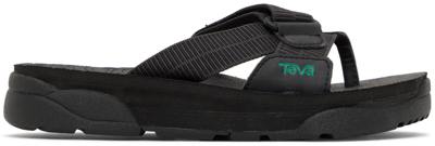 Shop Teva Black Revive 95 Sandals