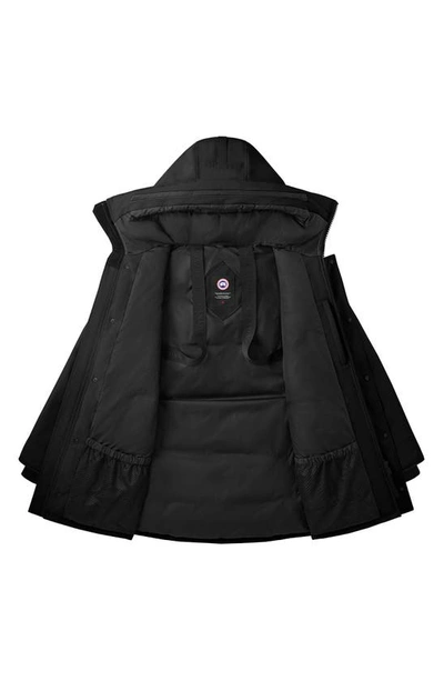 Shop Canada Goose Langford Water Repellent 625-fill Power Down Parka In Black
