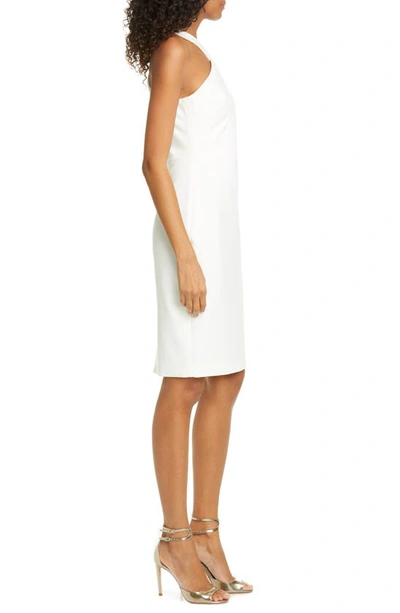 Likely Carolyn Halter-neck Sheath Dress In White