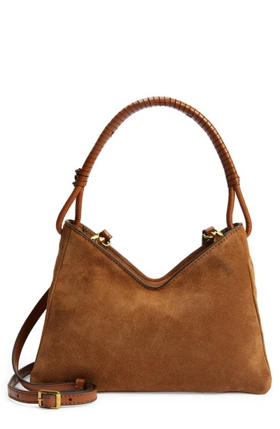 Shop Staud Valerie Shoulder Bag In Tan