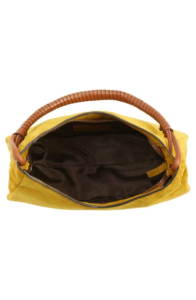 Shop Staud Valerie Shoulder Bag In Ocher/ Tan