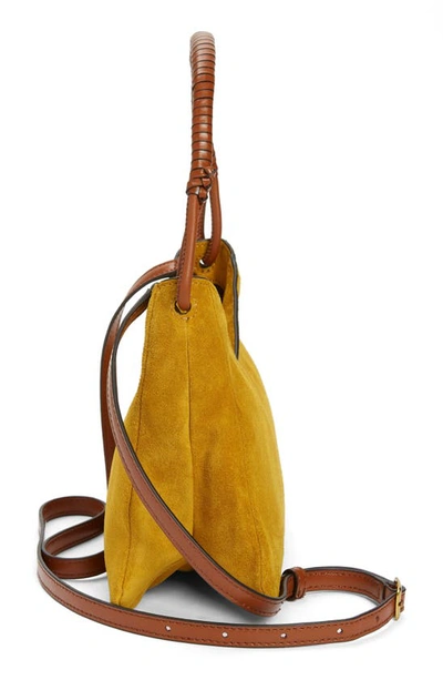 Shop Staud Valerie Shoulder Bag In Ocher/ Tan